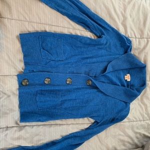 Blue long sleeve Sweater